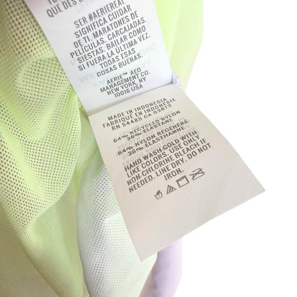 Smoothez by Aerie Sleeveless Sheer Mesh Bodysuit Size XXL Violet Flurry Ombre - Picture 5 of 9